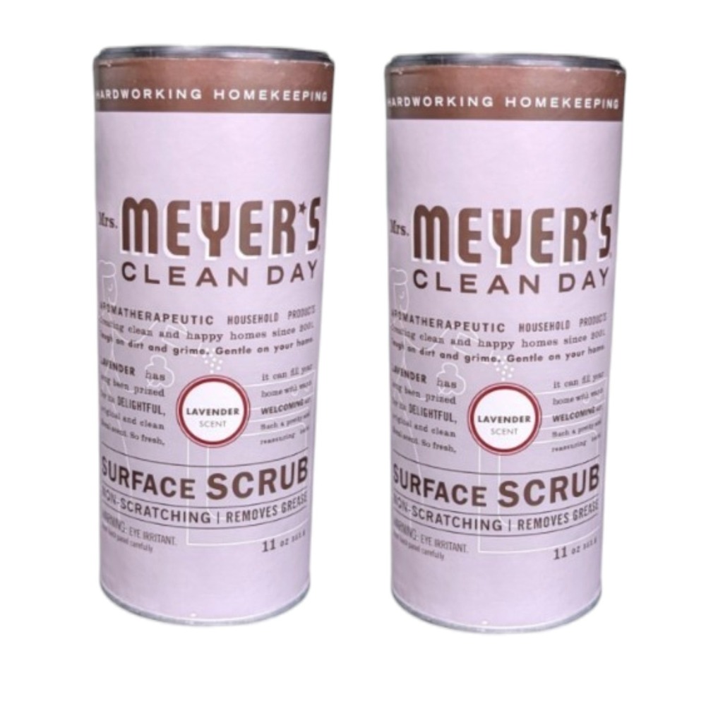 Mrs. Meyer's‎ Clean Day Lavender Scent Surface Scrub 11 oz 2 Pack Non-Scratching